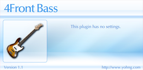 4Front Bass - free Bass plugin