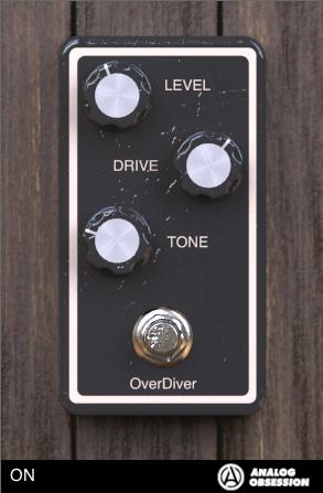 OverDiver - free SD1 style overdrive plugin