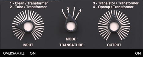 Transature - free Console transformer simulator plugin