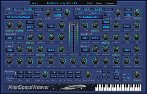 Alien Space Weaver Pro - free Atmospheric soundscapes plugin
