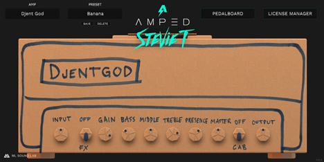 Amped Stevie T Free - free Guitar custom amp plugin