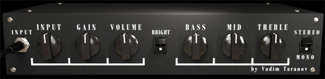 Andy Zeugs Anvil - free Rhythm channel preamp plugin