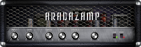 AradazAmp Crunch - free Amp simulator plugin