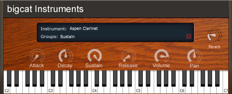 Aspen Clarinet - free Clarinet plugin