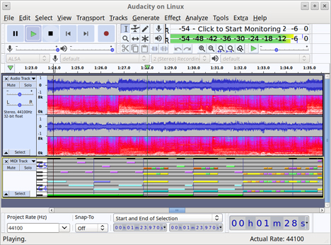 Audacity - free Audio editor / recorder plugin