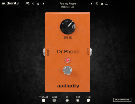 Dr Phase - free Vintage phaser plugin