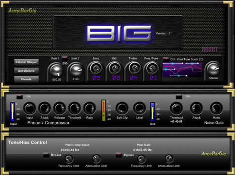 BIG - free Bass amp plugin