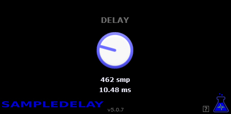 SampleDelay - free Track delay plugin