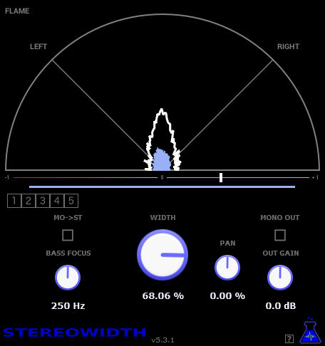 StereoWidth - free Stereo widener plugin