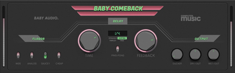 Baby Comeback - free Delay / ducker plugin