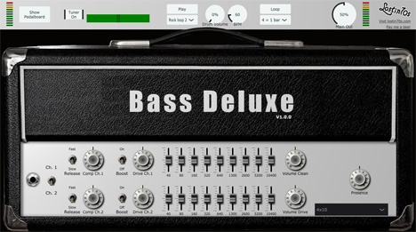 Bass Deluxe - free Tube bass amplifier plugin