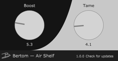 Air Shelf - free Transient shaper plugin