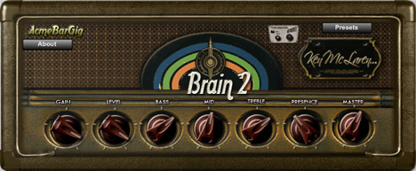 Brain 2 - free Guitar amp head plugin