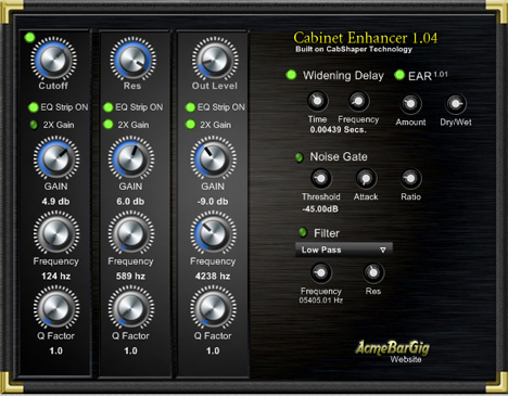 Cab Enhancer - free Amp cabinet enhancer plugin