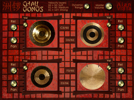 Chau Gongs - free Chinese gongs plugin