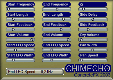 Chimecho - free Spectral delay plugin