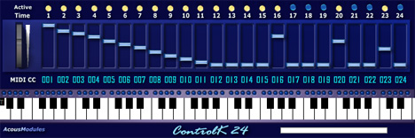 ControlK 24 - free MIDI data morpher plugin