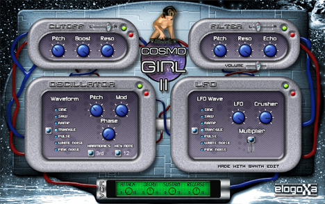 Cosmogirl - free Ambient synth plugin