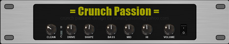 Crunch Passion - free Dual guitar preamp plugin