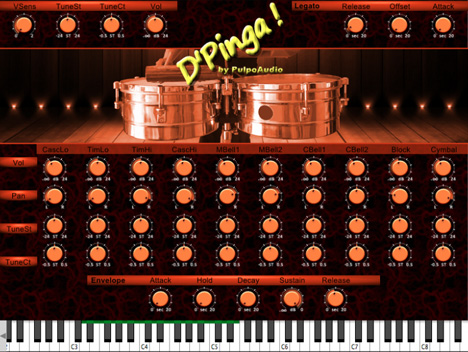 DPinga Timbal - free Timbales / latin percussions plugin