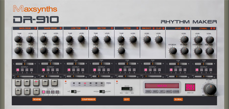 DR-910 - free TR-909 emulation plugin
