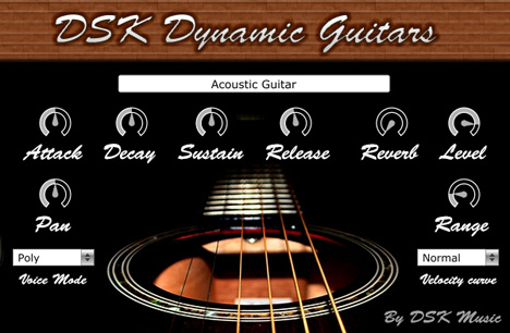 Dynamic Guitars - free Acoustic guitars plugin