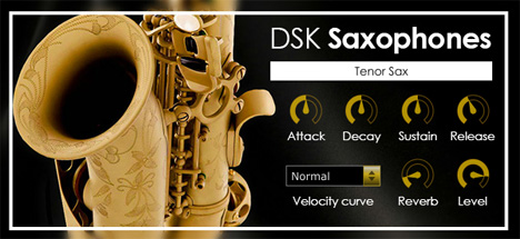 DSK Saxophones - free Soprano / Tenor sax plugin