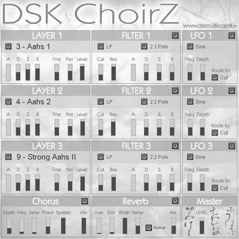 ChoirZ - free Choirs / pad layers plugin