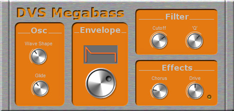 Megabass - free Bassline synth plugin