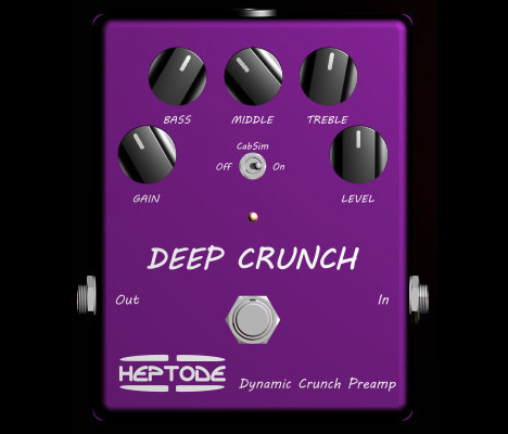 Deep Crunch - free Crunch preamp stomp plugin