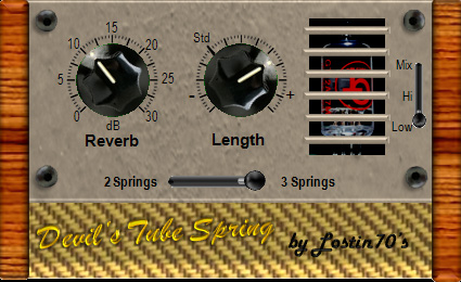 Devil's tube Spring - free Spring reverb plugin