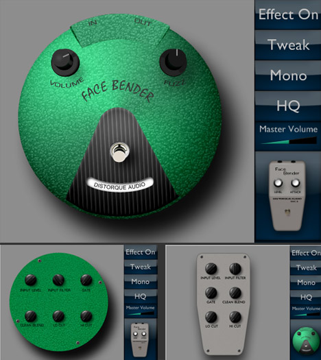 Face Bender - free Fuzz stomp plugin