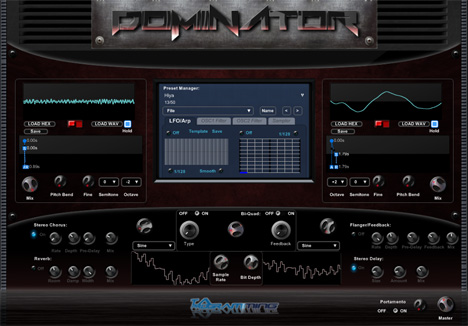 Dominator - free Multi-cycle wave analysing synth plugin
