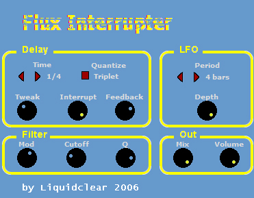 Flux Interrupter - free Modulated delay plugin