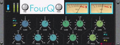 FourQ - free Vintage 4 band EQ plugin
