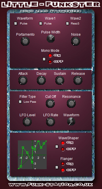 Little Funkster - free Monophonic lead synth plugin