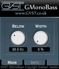 GMonoBass - free Bass stereo imaging plugin