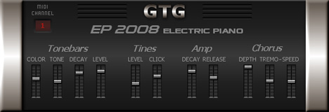 EP 2008 - free Electric piano plugin