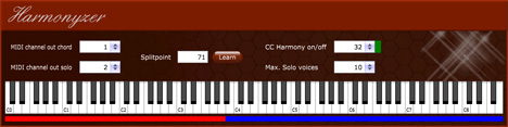 Harmonyzer - free Midi harmonizer keyboard plugin
