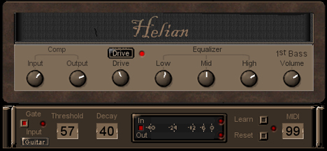 Helian Bass - free Bass amp plugin