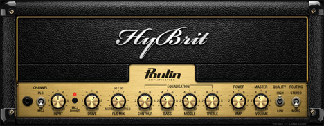 HyBrit Head - free Hybrid guitar amp plugin