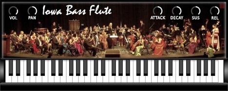 Iowa Bass Flute - free Bass flute plugin