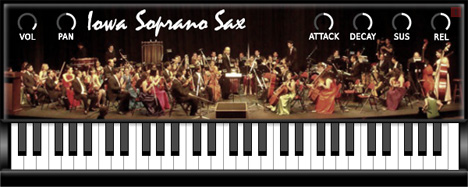 Iowa Soprano Sax - free Soprano saxophone plugin