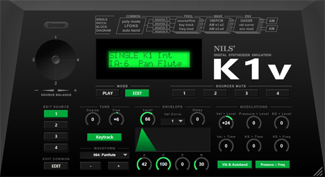 K1v - free Kawai K1 emulation plugin
