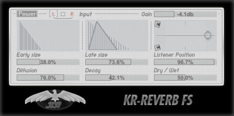 KR-Reverb FS - free Reverb plugin