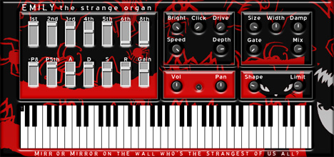 Emily - free Strange organ plugin