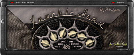 Knuckle Head - free Guitar amp head plugin