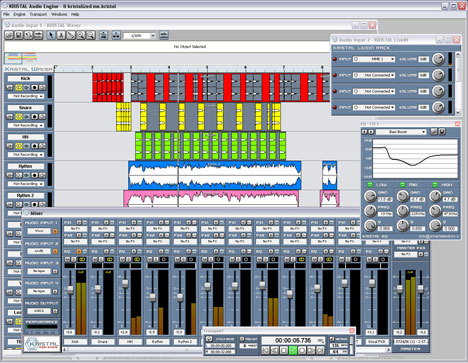 Kristal Audio Engine - free Digital Audio Workstation plugin
