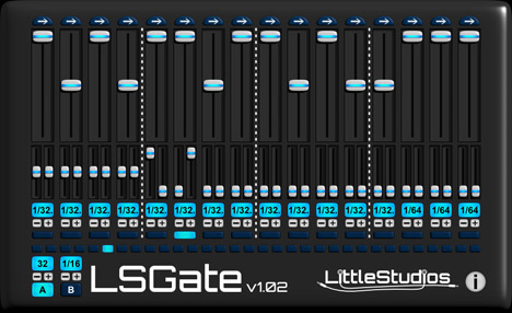 LSGate - free Rhythmic gate plugin