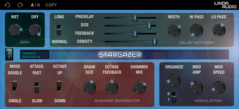 Stargazer - free Hybrid delay / reverb plugin